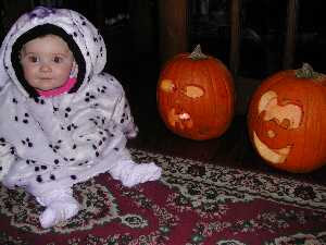 Kate with Pumpkins