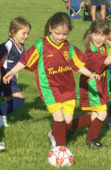 Kate Playing Soccer